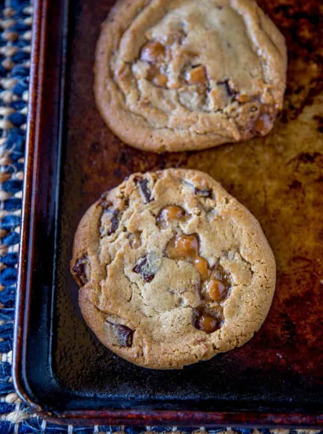 Chocolate Chip Cookies with Caramel Bits