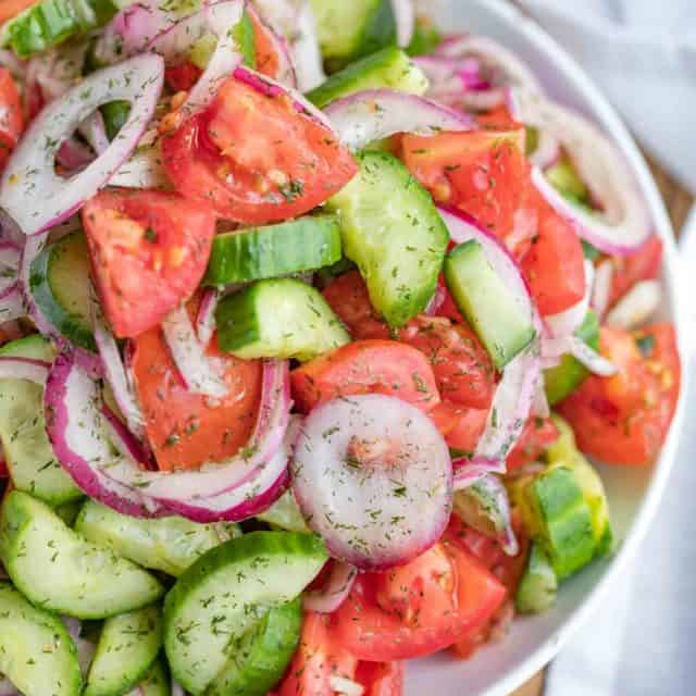 Cucumber Tomato Salad Recipe