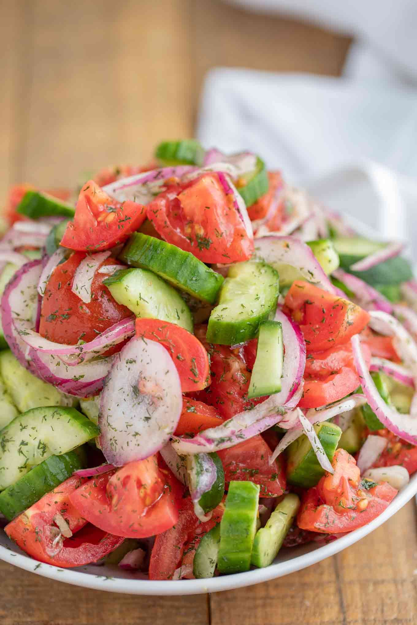 Cucumber Tomato Salad Perfect Summer Salad Dinner Then Dessert