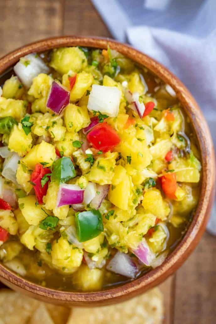 Easy Tropical Pineapple Salsa