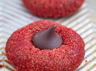 Red Velvet Kiss Cookies