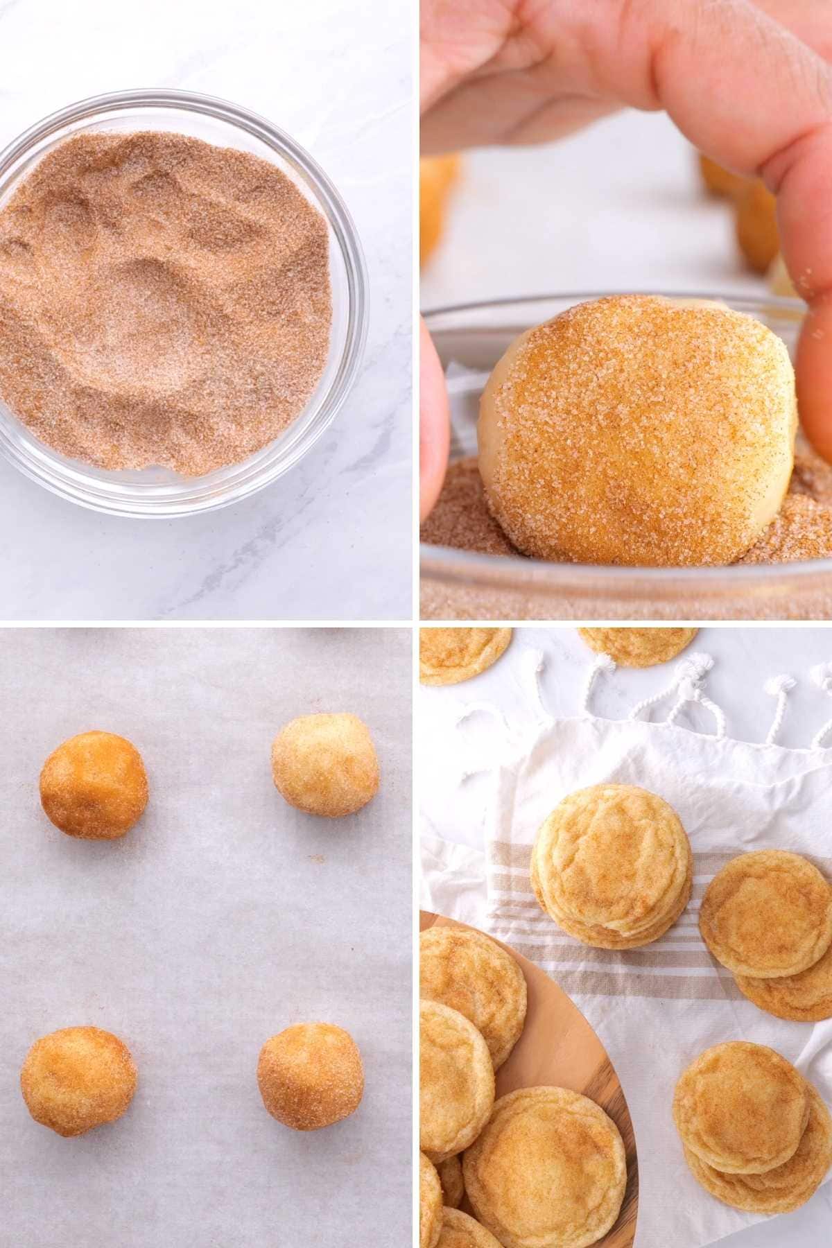 Snickerdoodle Cookies Collage