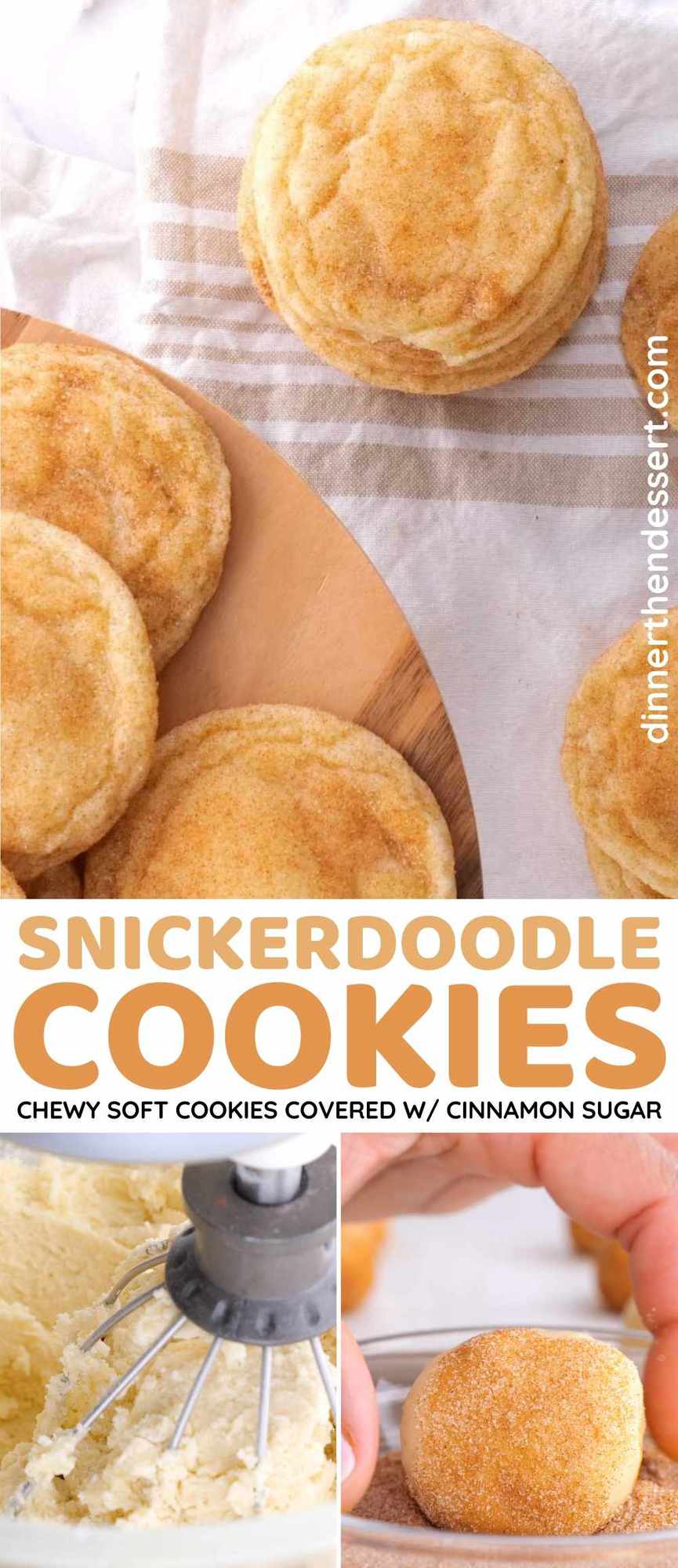 Snickerdoodle Cookies Collage