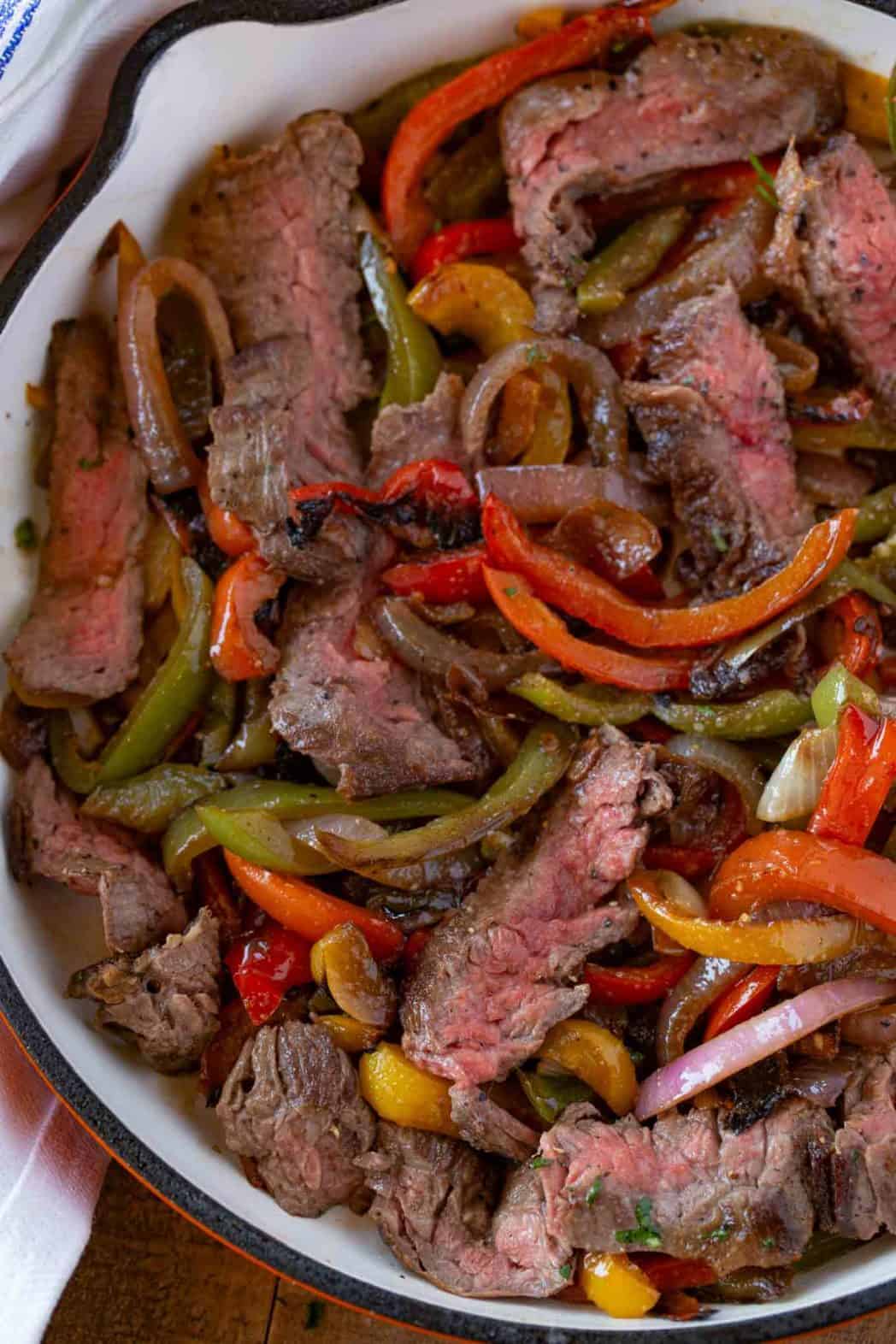 Easy Skillet Steak Fajitas - Aberdeen's Kitchen