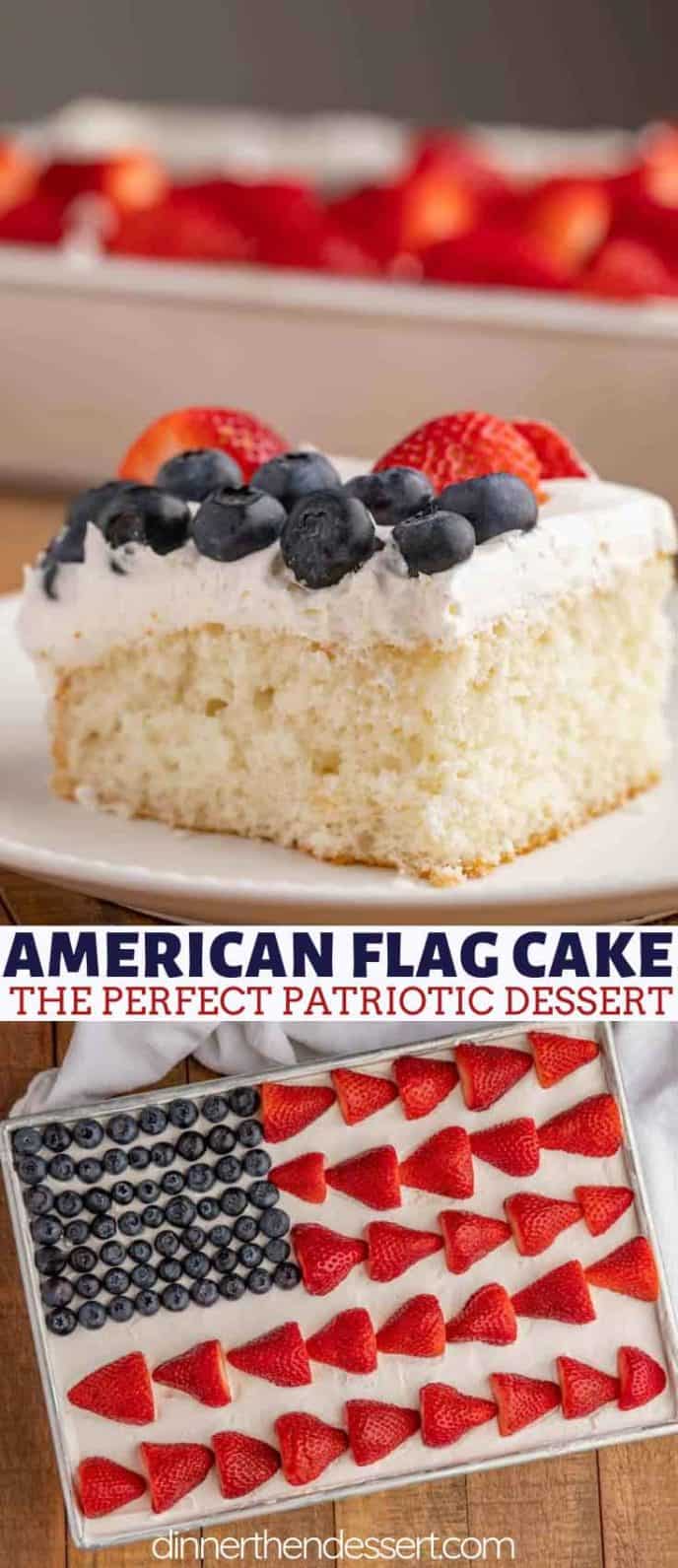 American Flag Cake with Buttercream - Chef Lindsey Farr