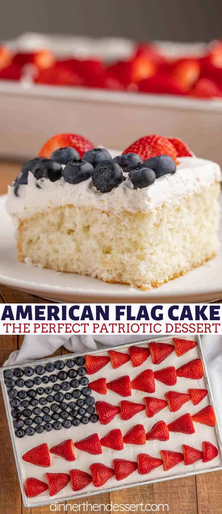 American Flag Cake - Two Sisters