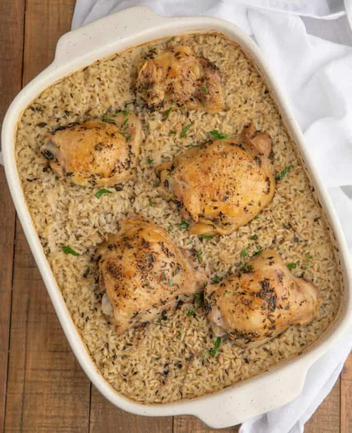 Baked Chicken and Rice