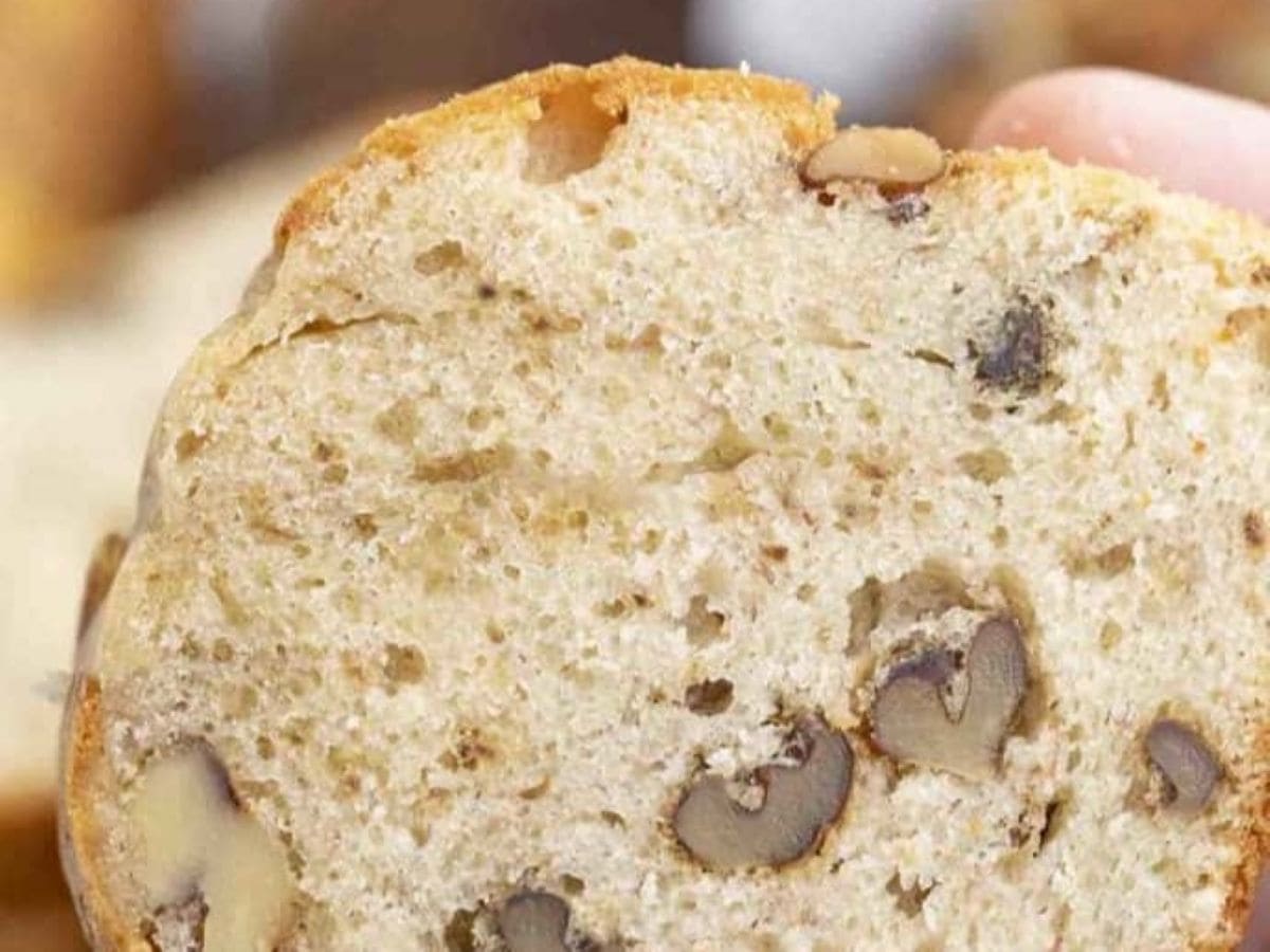 Homemade Iced Banana Nut Bread (With AMAZING Glaze)