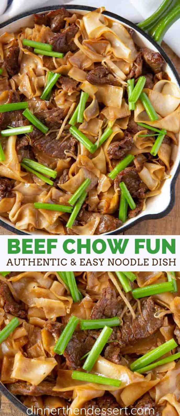 Authentic and EASY Beef Chow Fun - Dinner, then Dessert