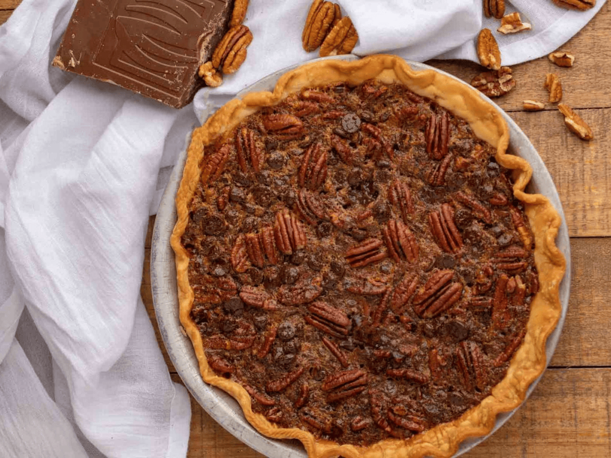 baked dessert out of the oven
