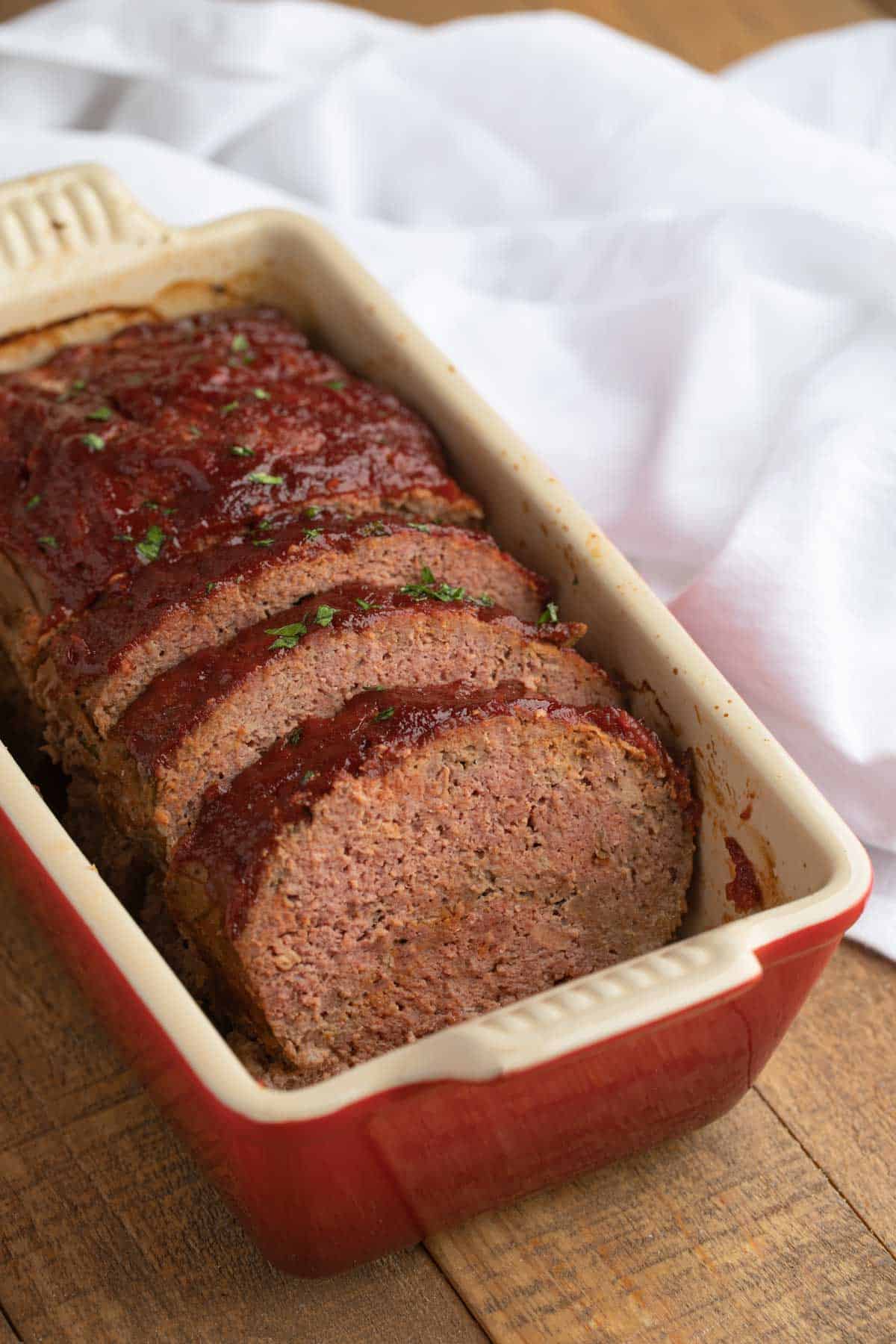 Classic Beef Meatloaf (Beef & Three-Meat Options) - Dinner, then Dessert