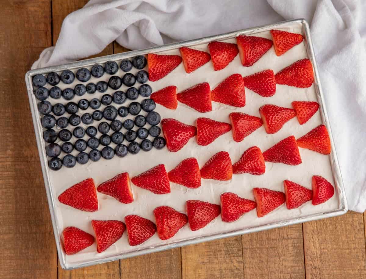 American Flag Cake 4th of July desserts