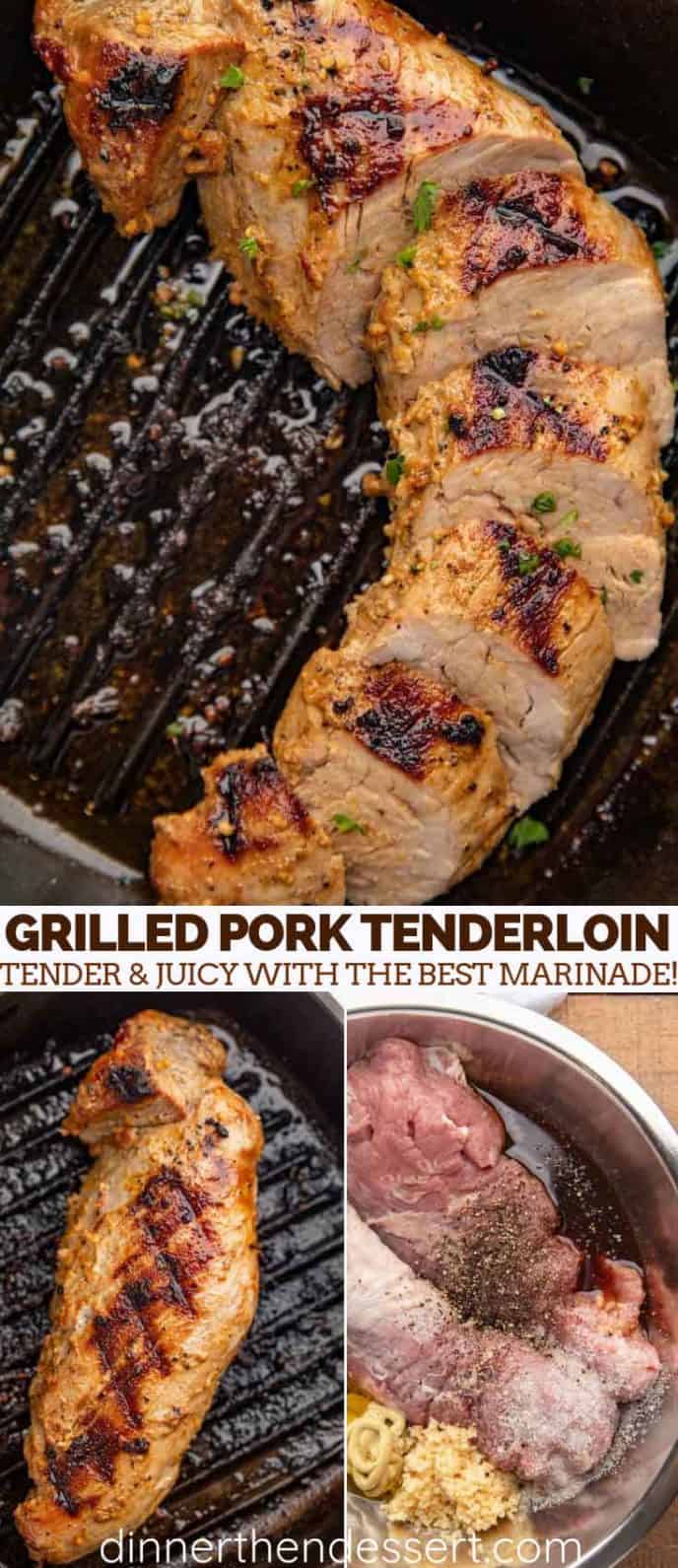 Grilled pork tenderloin