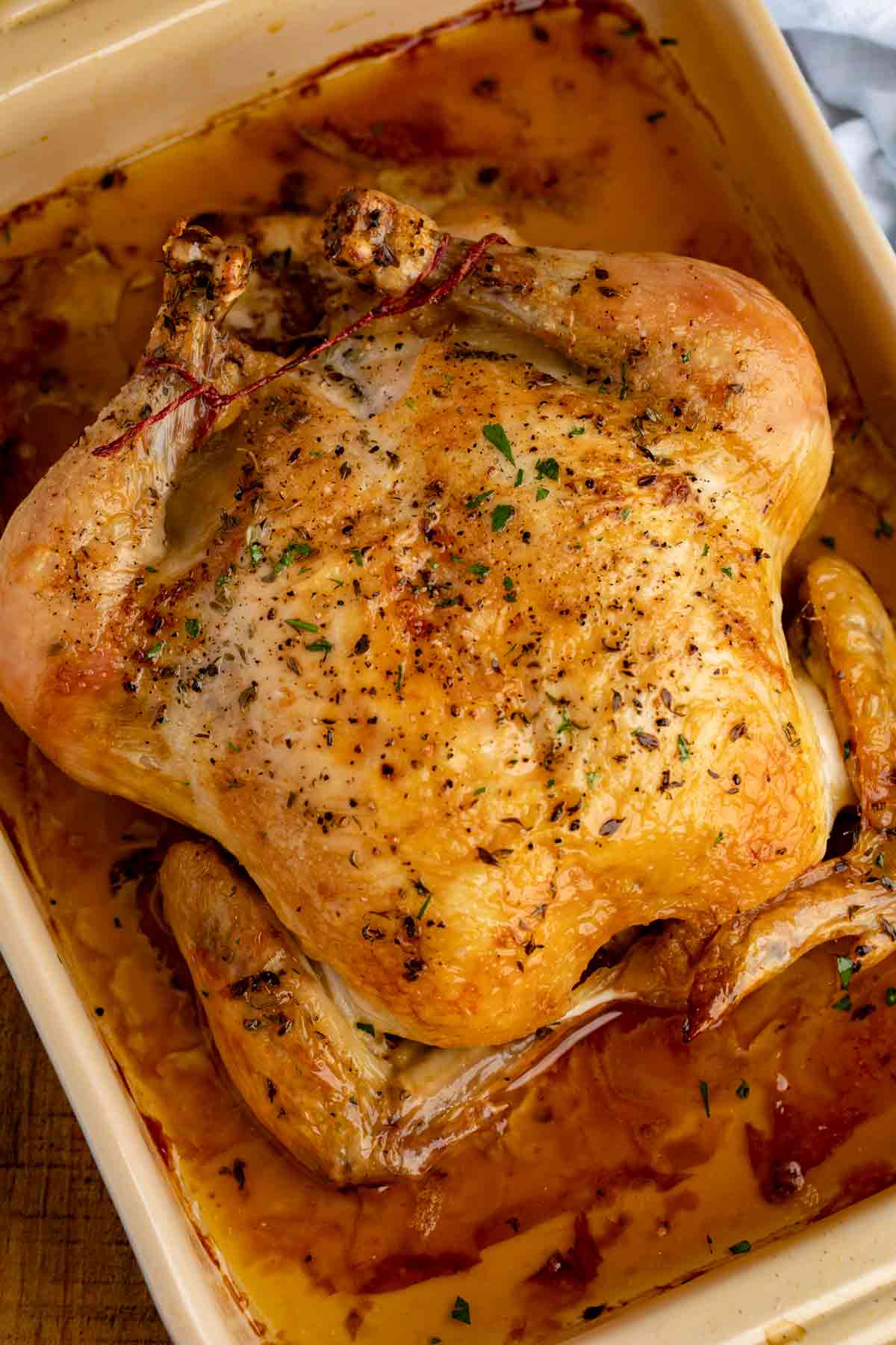 Perfect Simple Roast Chicken - Crispiest Skin, Juciest Meat in just 1 hour!