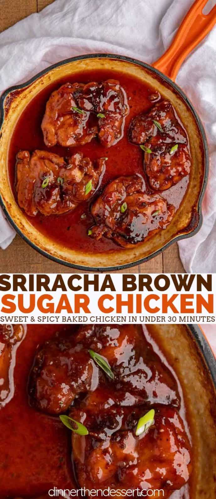 Brown Sugar Sriracha Chicken