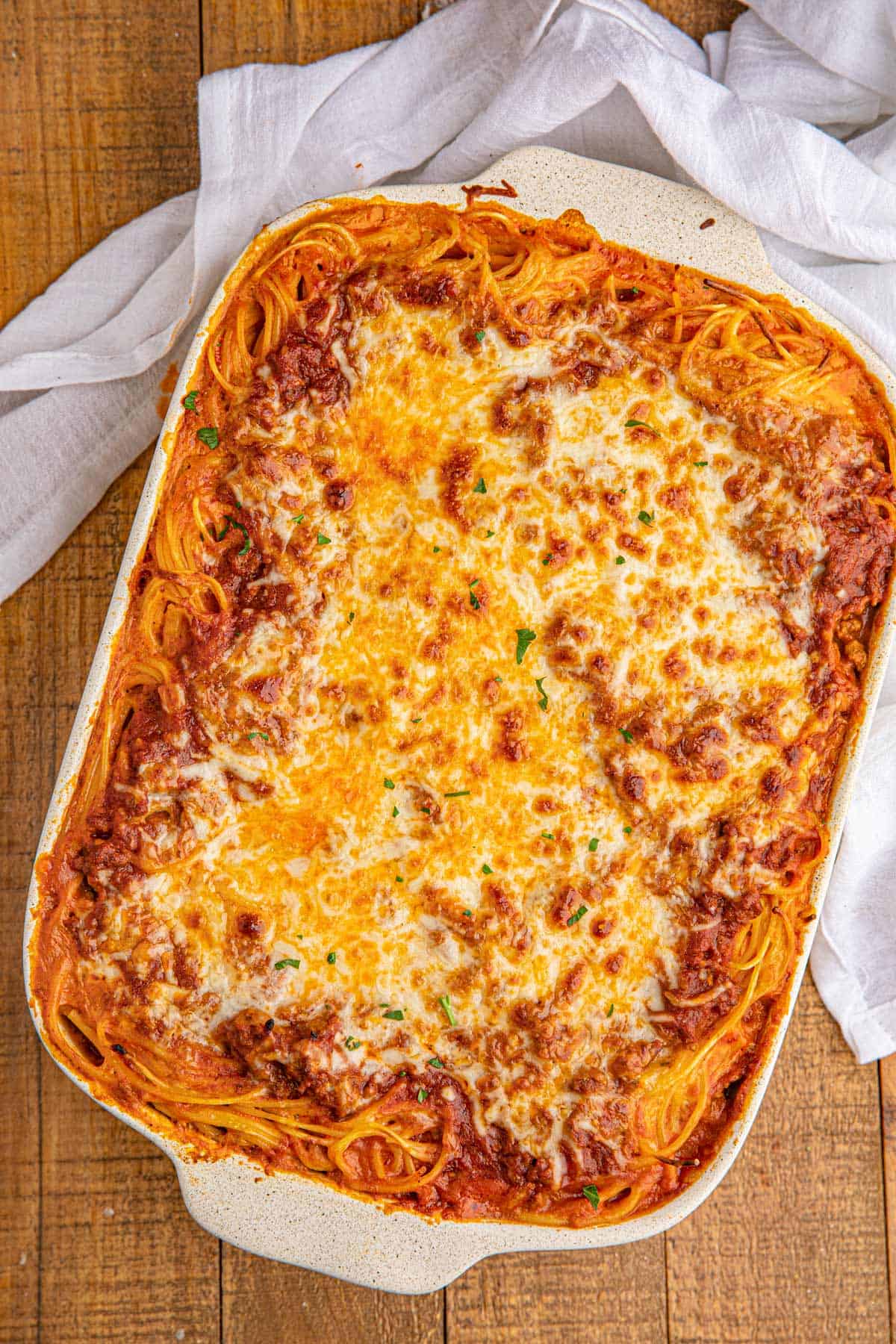 Baked Spaghetti Recipe [VIDEO] Dinner, then Dessert