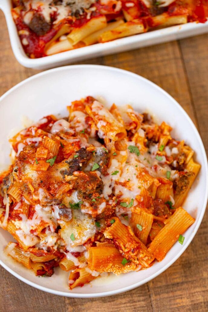 The ULTIMATE Baked Ziti Recipe (3 Cheese) Dinner, then Dessert