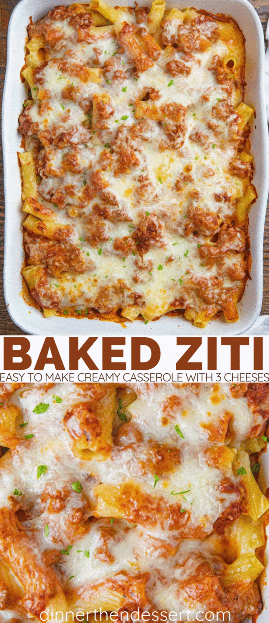 Baked pasta Pinterest Image