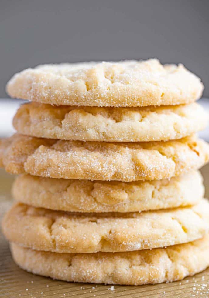 Stack of Cake Mix Cookies