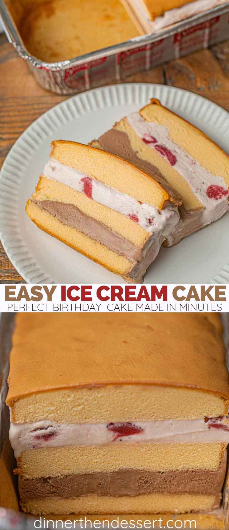 Easy Ice Cream Cake Recipe - Dinner, then Dessert