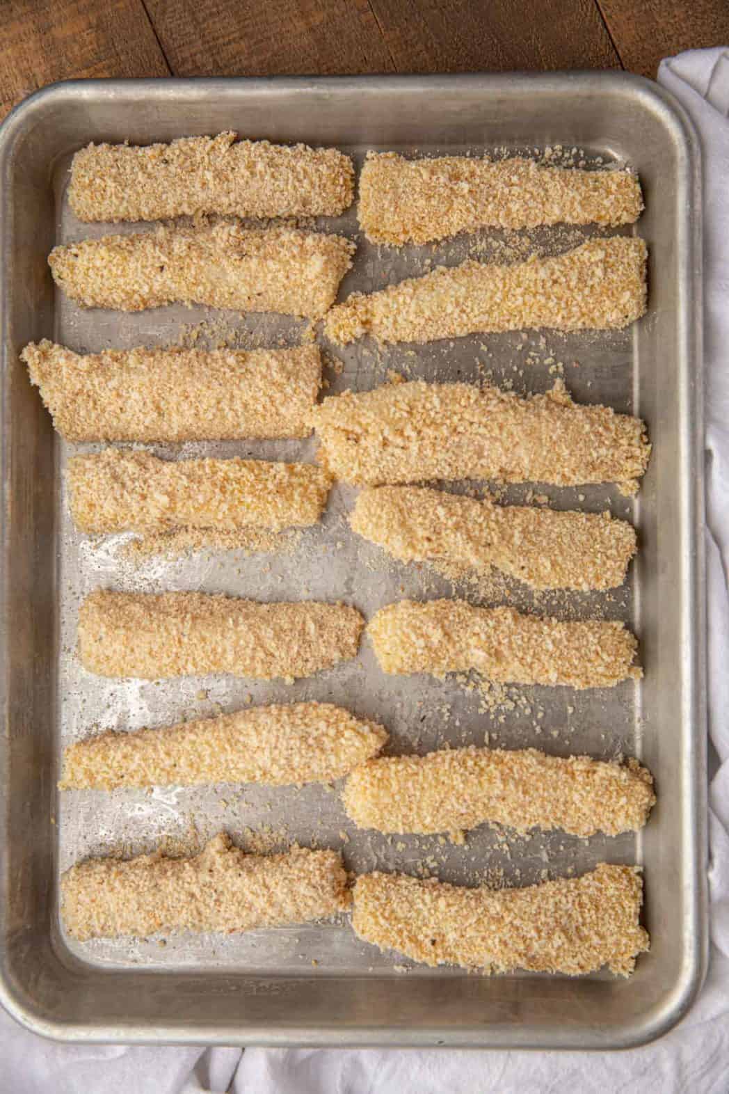 Crispy Baked Fish Sticks (& Easy Tartar Sauce) - Dinner, then Dessert