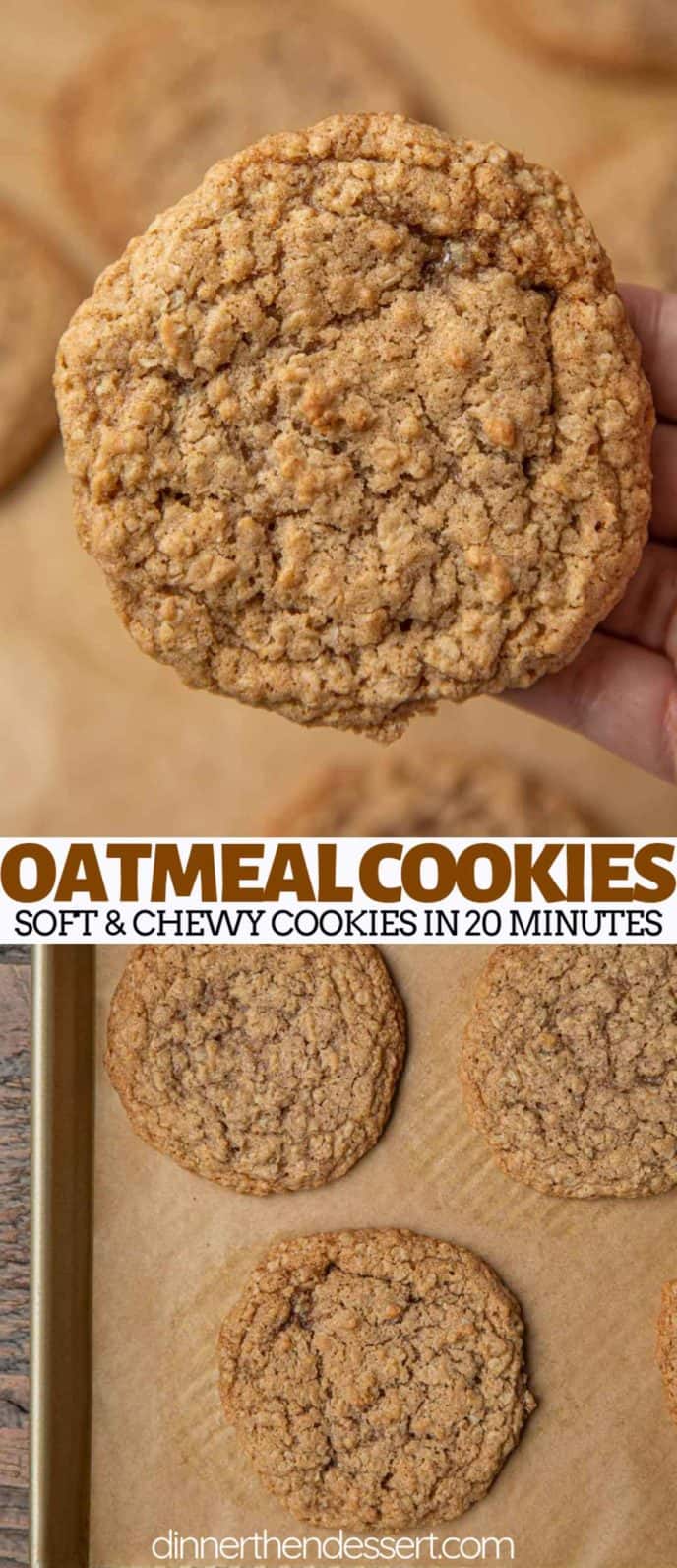Oatmeal Cookies close up