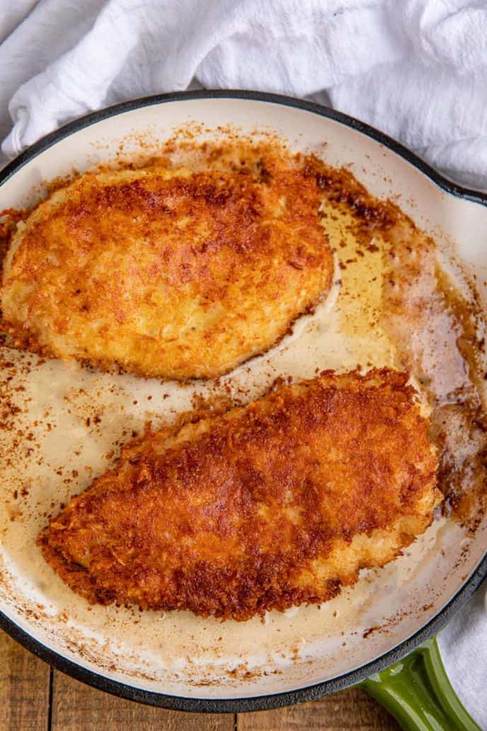 chicken in a pan 