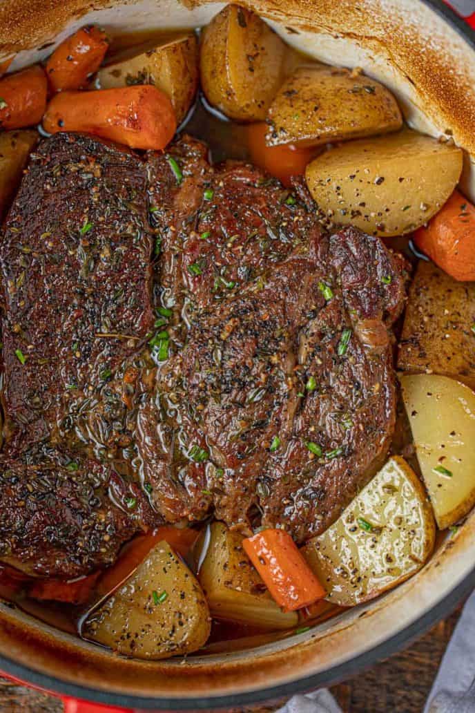 Beef Chuck Pot Roast Boneless Oven Recipes Beef Poster 