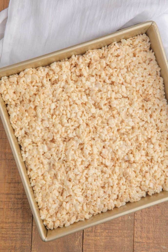 Pan of Rice Krispie Treats