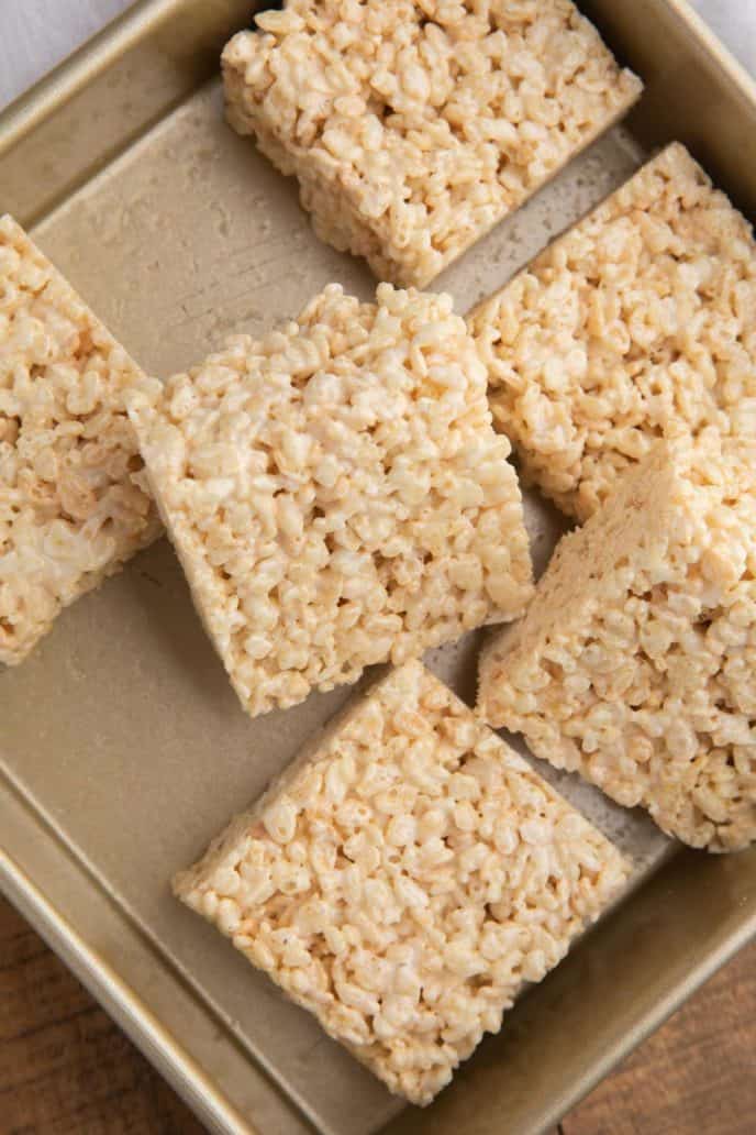 Tray of Rice Krispie Treats