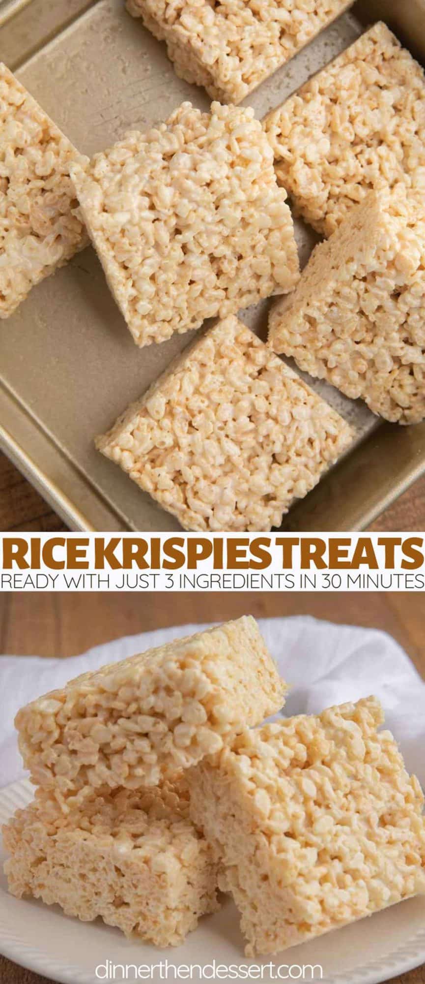 Rice Krispies Treats (Plus MixIn & Topping Ideas!) Dinner, then Dessert