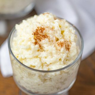 Rice Pudding Cup with Cinnamon