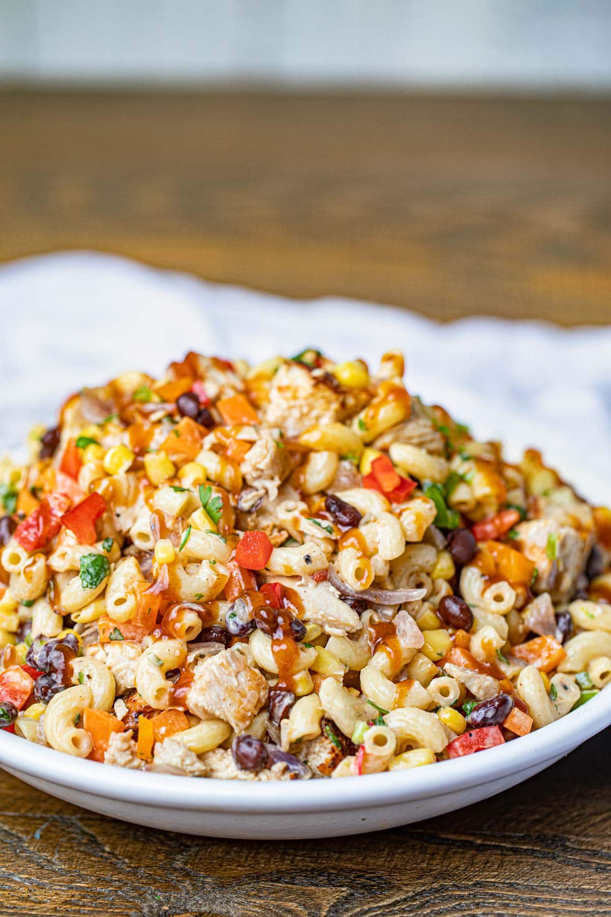 BBQ Chicken Pasta Salad - Dinner, then Dessert