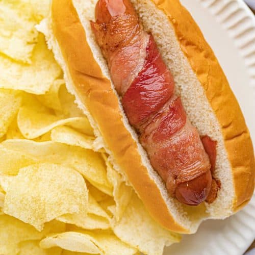 Bacon Wrapped Hot Dogs