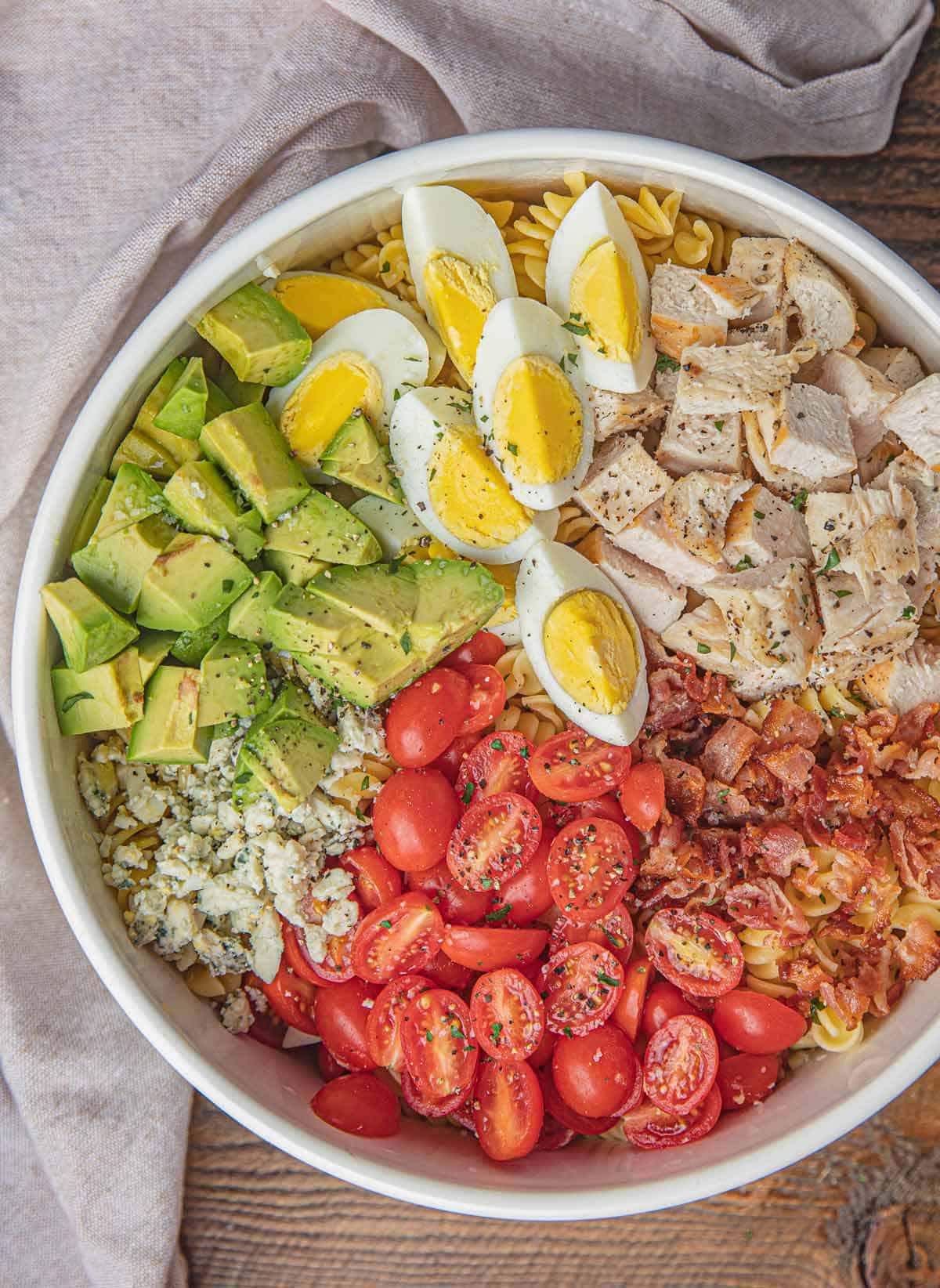 Chicken Cobb Pasta Salad