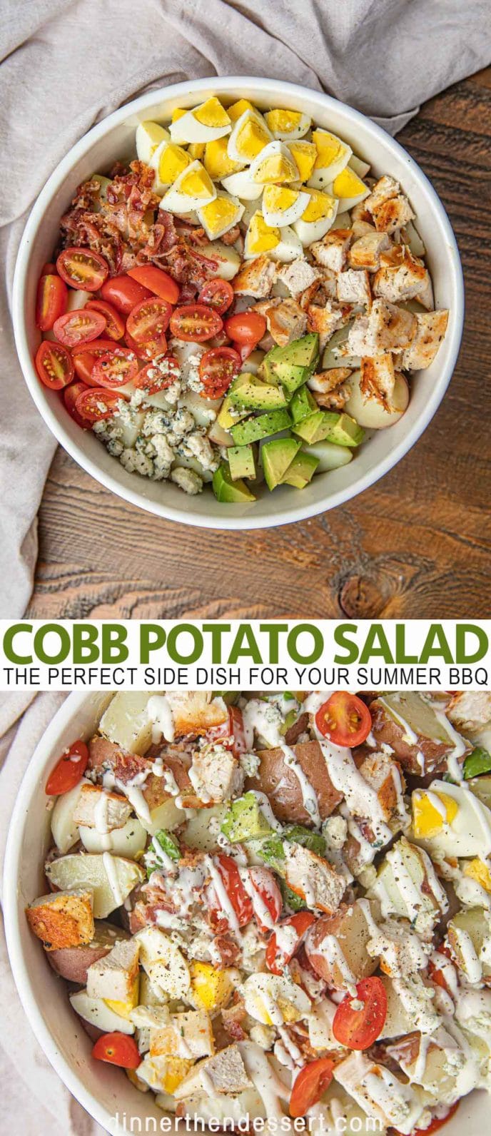 Cobb Potato Salad with Chicken