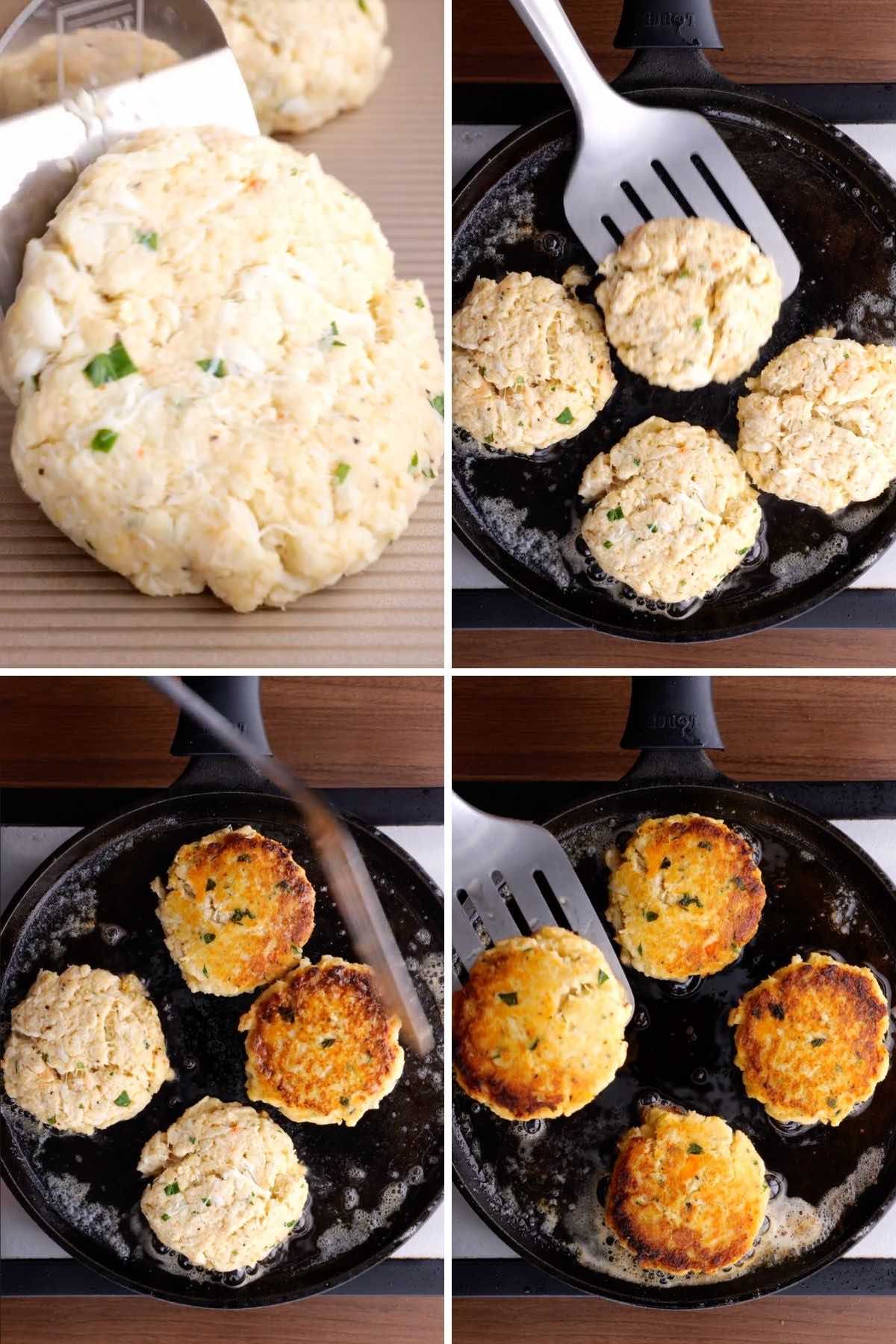 Maryland Crab Cakes (Pan Fried) - Mighty Mrs