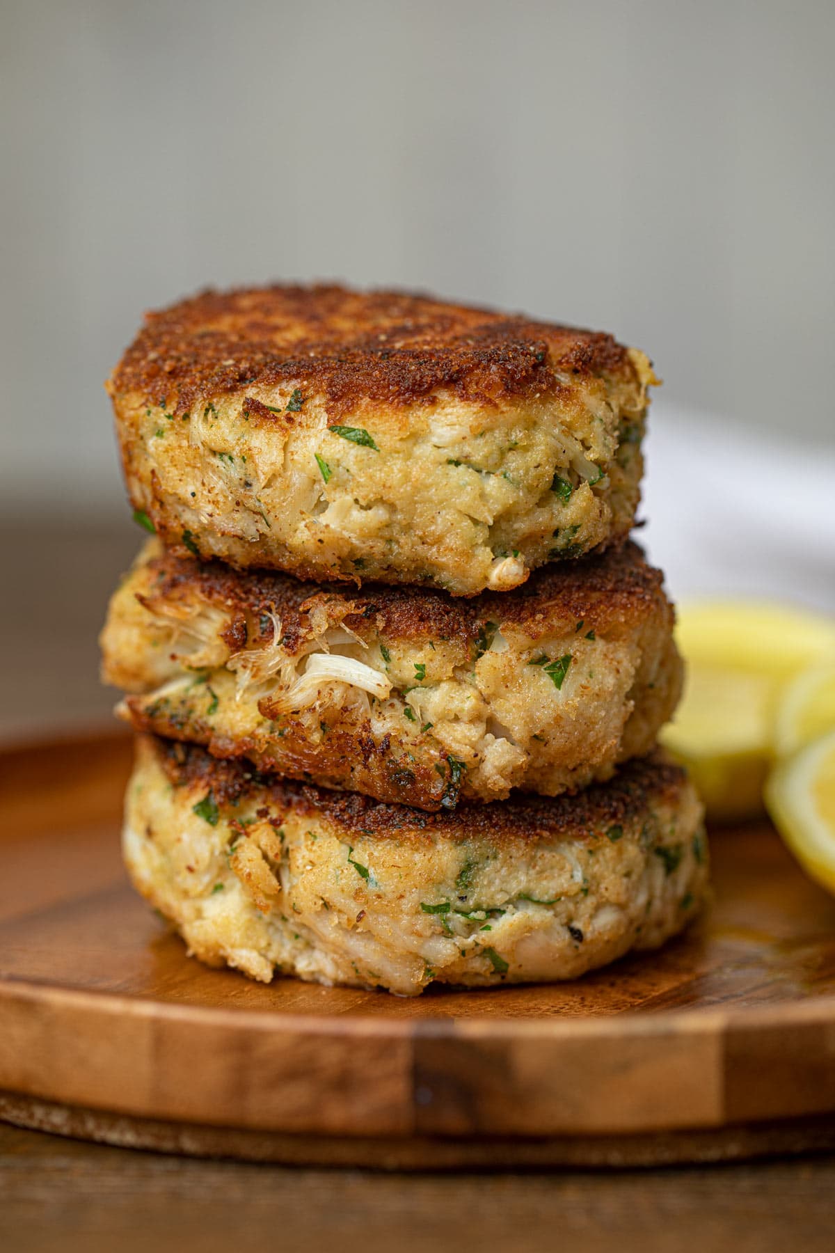 Crab Cakes (Minimal Breading & So EASY!) Dinner, then Dessert