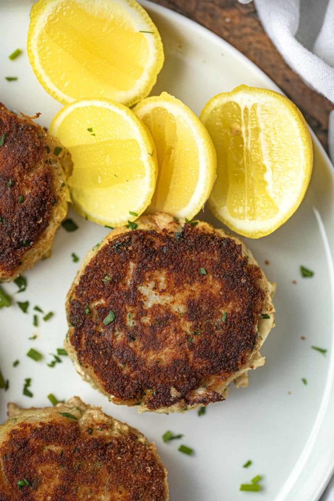 Crab Cakes Recipe (Minimal Breading & So EASY!) [VIDEO] Dinner, then