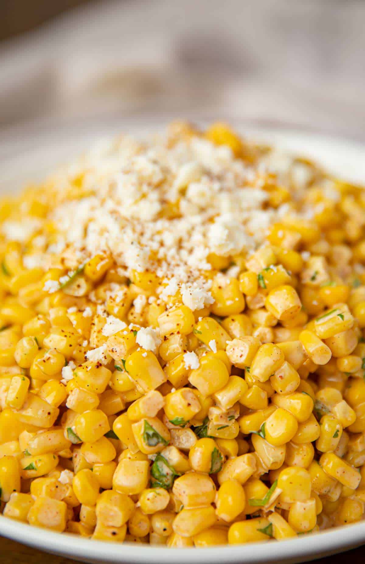 Closeup of Mexican Corn Salad