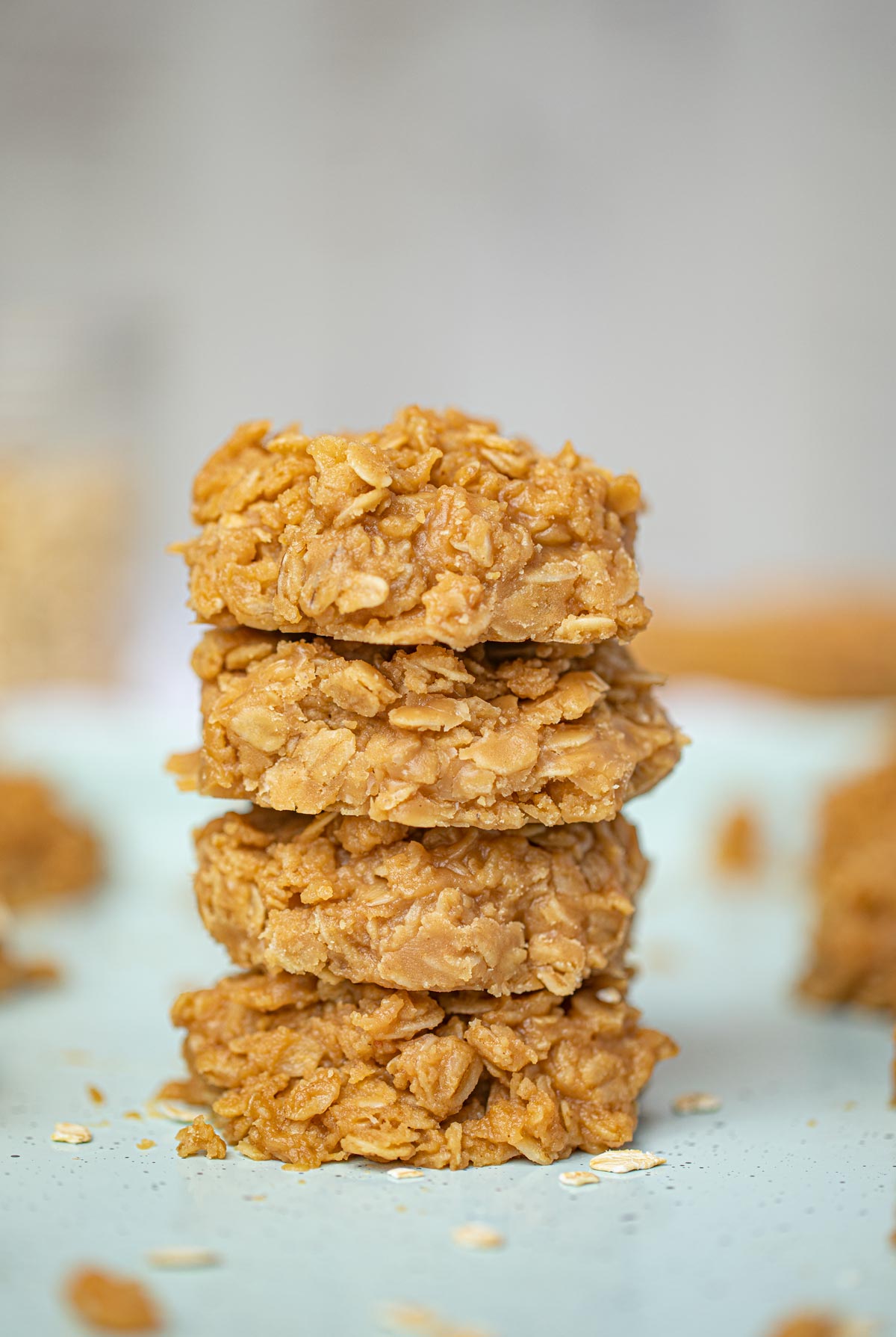 SUPER Easy No-Bake Peanut Butter Cookies - Dinner, then Dessert