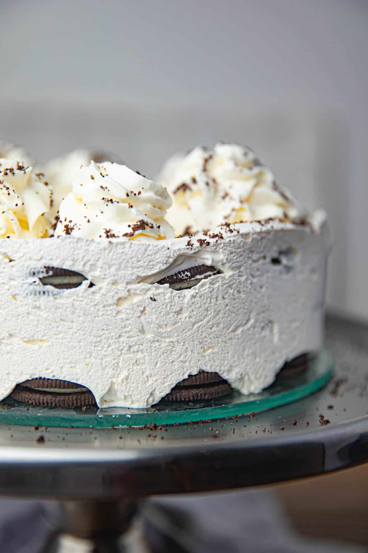 Ultimate Oreo Ice Box Cake (Soft Chewy Oreos!) - Dinner, then Dessert