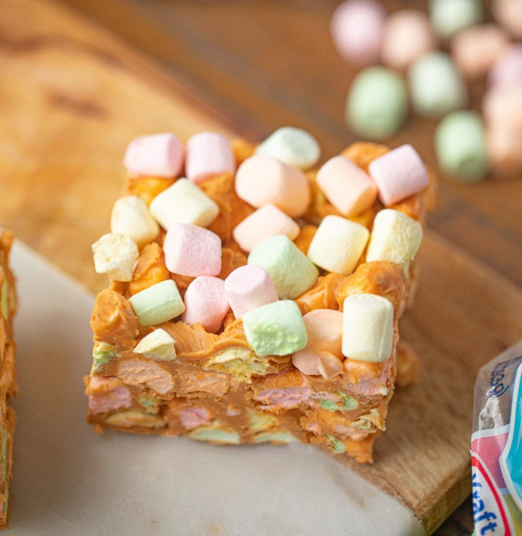 Peanut Butter Confetti Squares - Dinner, then Dessert