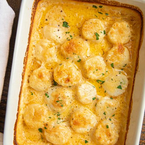 Ultimate Scallop Gratin (1 bowl Prep, Just 20 mins!) - Dinner, then Dessert