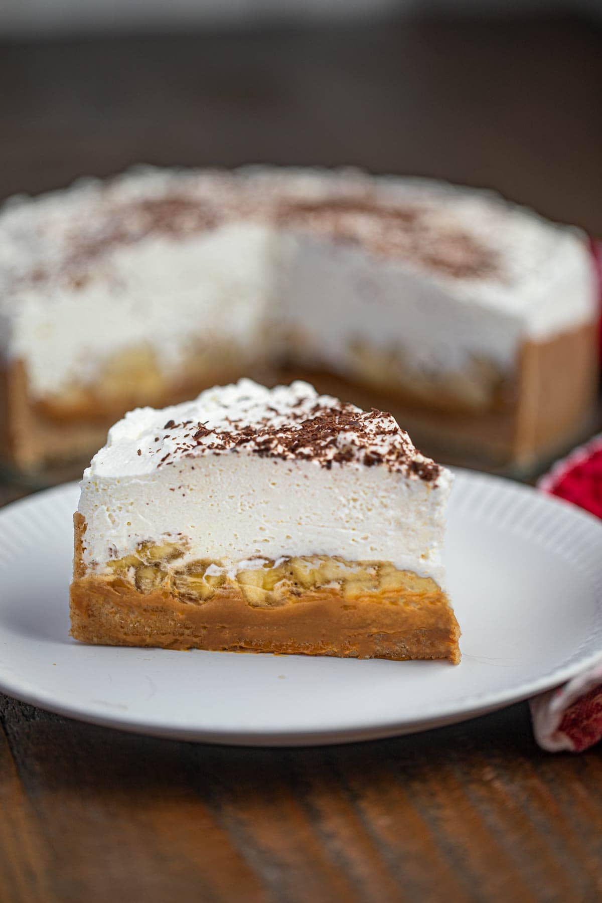 Banoffee Pie on plate