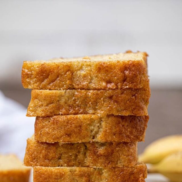 Bread in a stack
