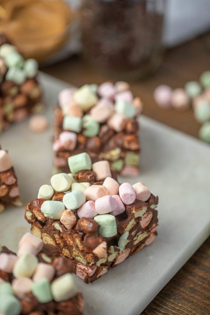 Chocolate Confetti Squares Dinner, then Dessert