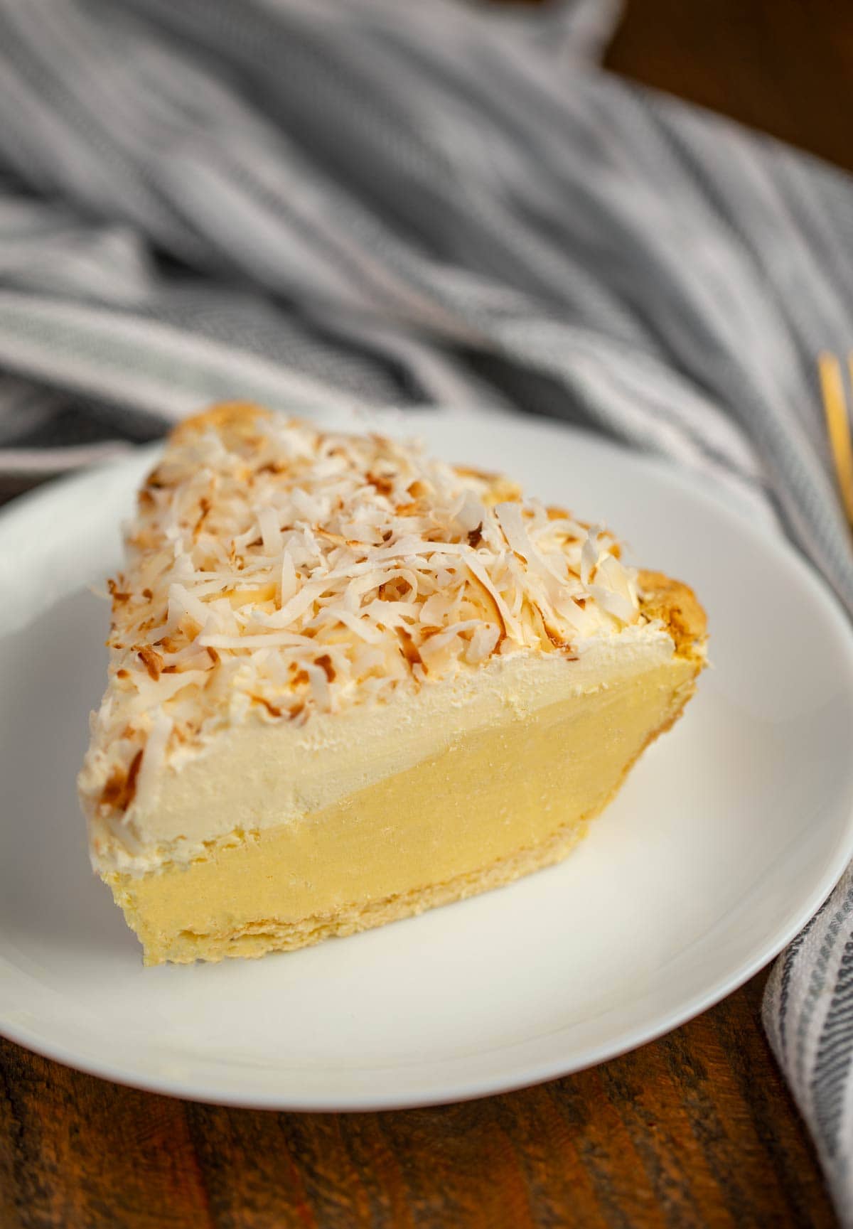 homemade coconut cream pie