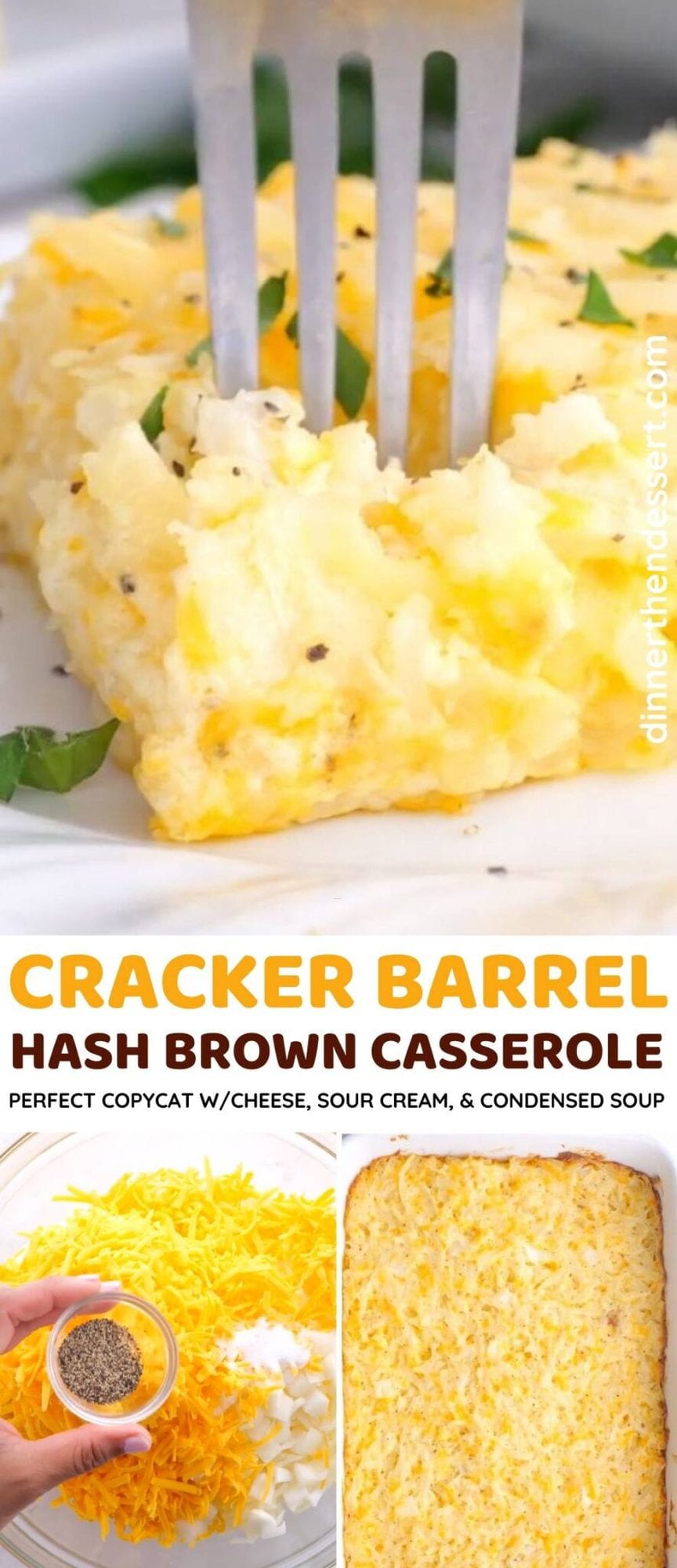 Cracker Barrel Hash Brown Casserole (Copycat) Recipe [VIDEO] Dinner