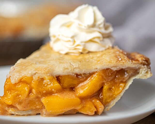 Slice of fresh pie